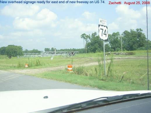 I-74 bridge construction photo, courtesy of Nick Zachetti, August 2008