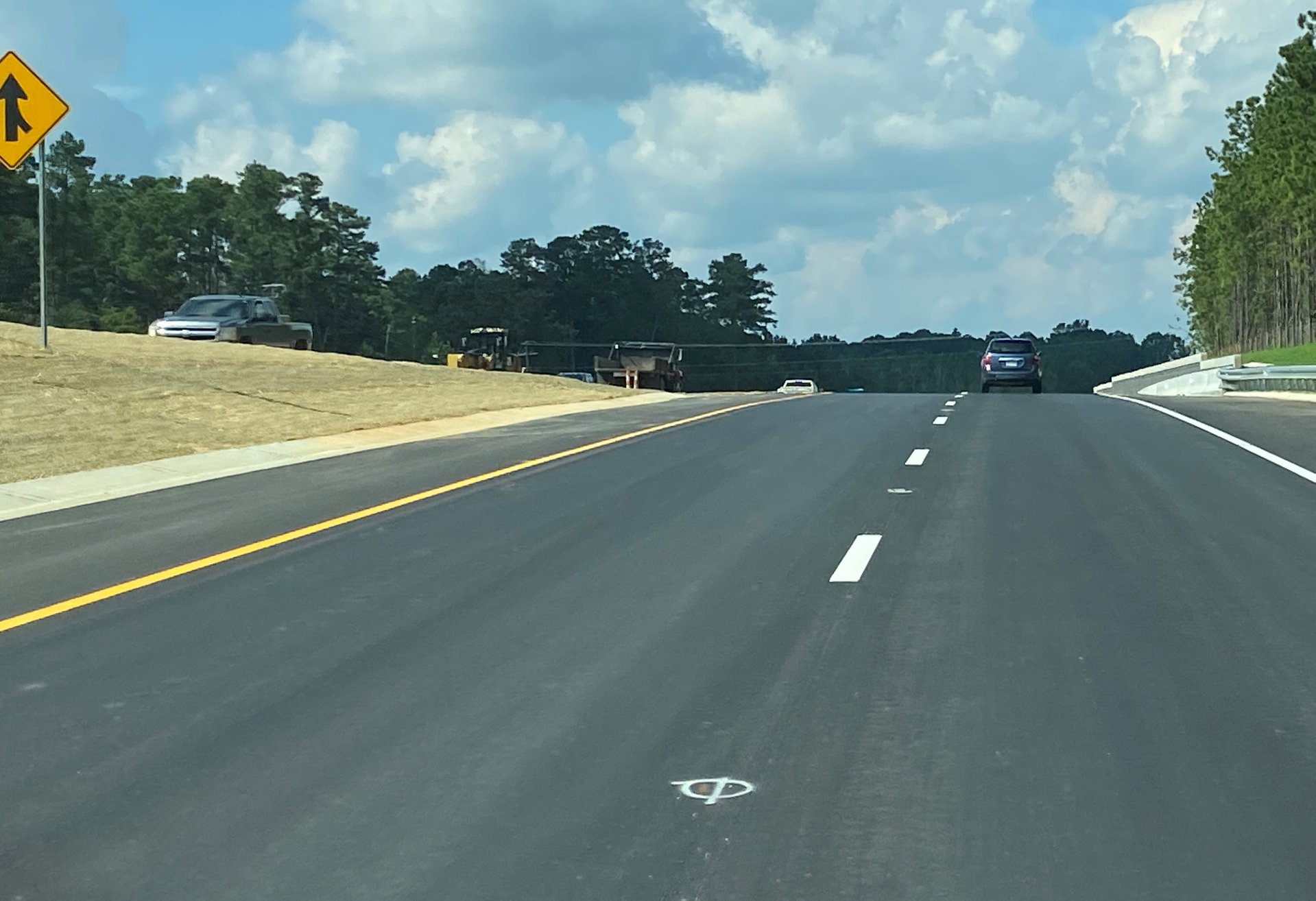 Image of heading up ramp to I-295 North from US 401 South in Fayetteville, 
                                     photo by David Johnson August 2020