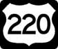 Thumbnail of US 220 shield, from Shields Up!