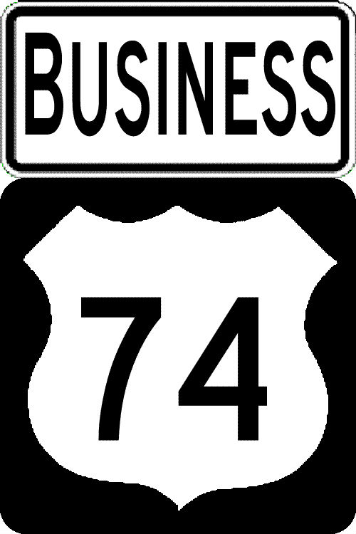 US 74 Business shield, from Shields Up!