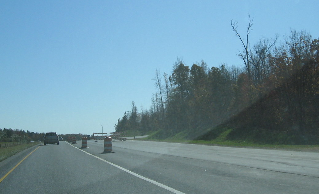 Photo of South I-73/East I-74 Visitors Center under construction, Nov. 2009