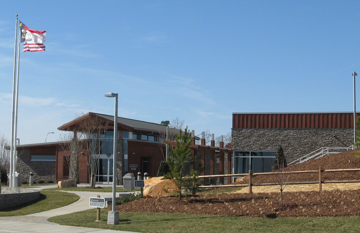 Photo of Buildings at Southbound Visitors Center on I-73/I-74 in Randolph 
County of Northbound Visitors Center