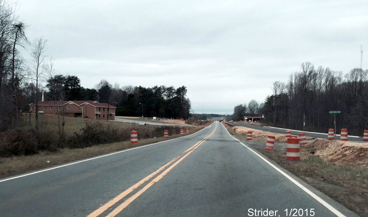 Image of I-73 construction as seen from US 220 North near Summerfield, NC Photo by Strider