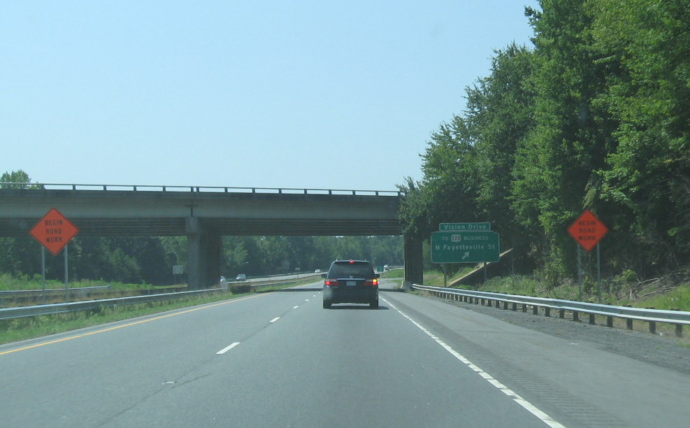 Photo of Vision Drive Exit off of US 220 North in Asheboro