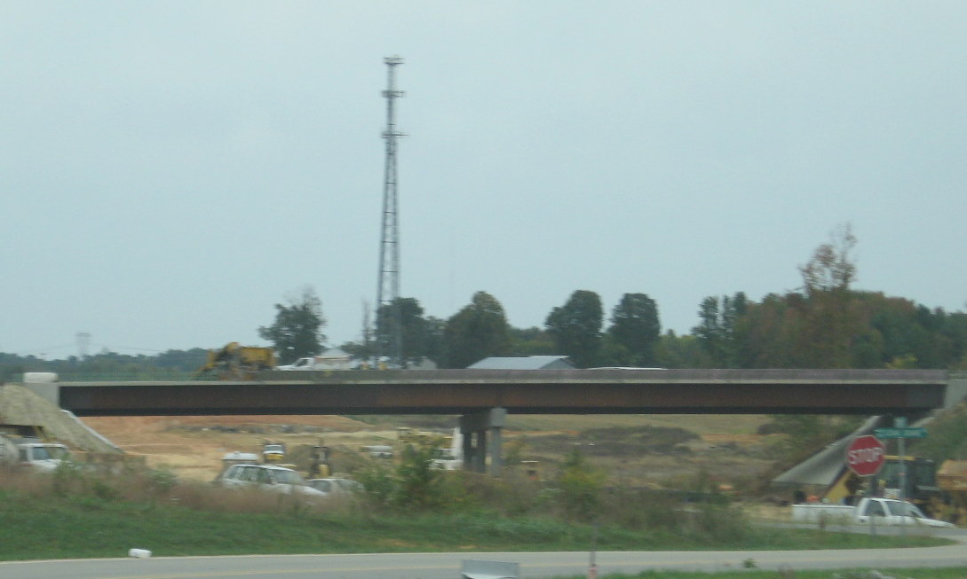 Photo of the Cedar Square Rd Bridge a month prior to its opening to 
traffic, Oct. 2009