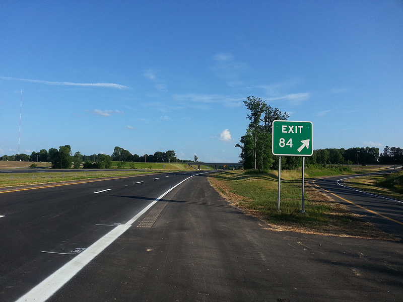 Photo of finished I-74 freeway near Sophia, May 2013 from MBHockey13