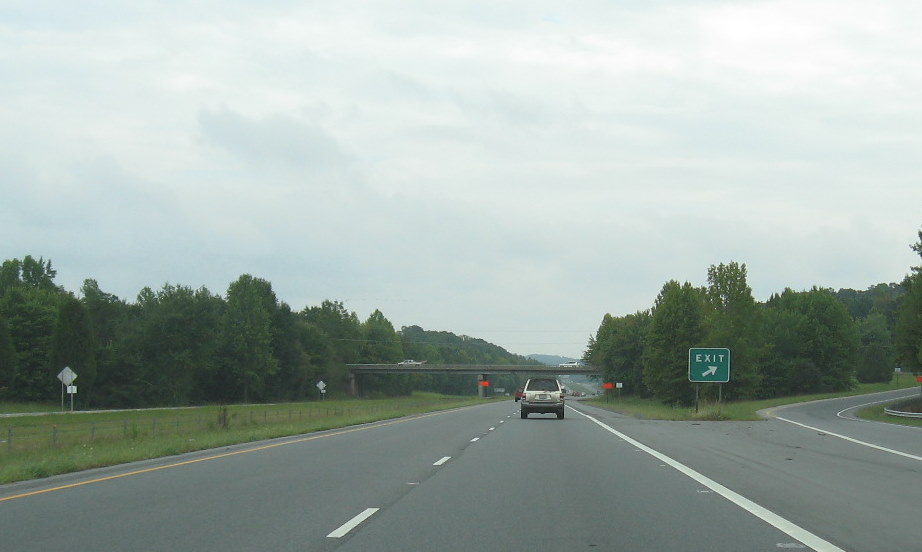 Photo of end construction zone sign on US 220 South before the Pineview 
St exit ramp near Randleman in Sept. 2009
