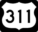 Image of US 311 shield, from Shields Up!