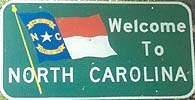 Photo of NC Welcome Sign, thumbnail
