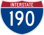 I-190 shield image from Wikimedia