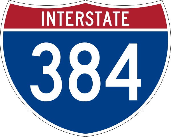 I-384 shield image from Wikimedia