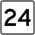 Mass. Route 24 shield image from wikimedia