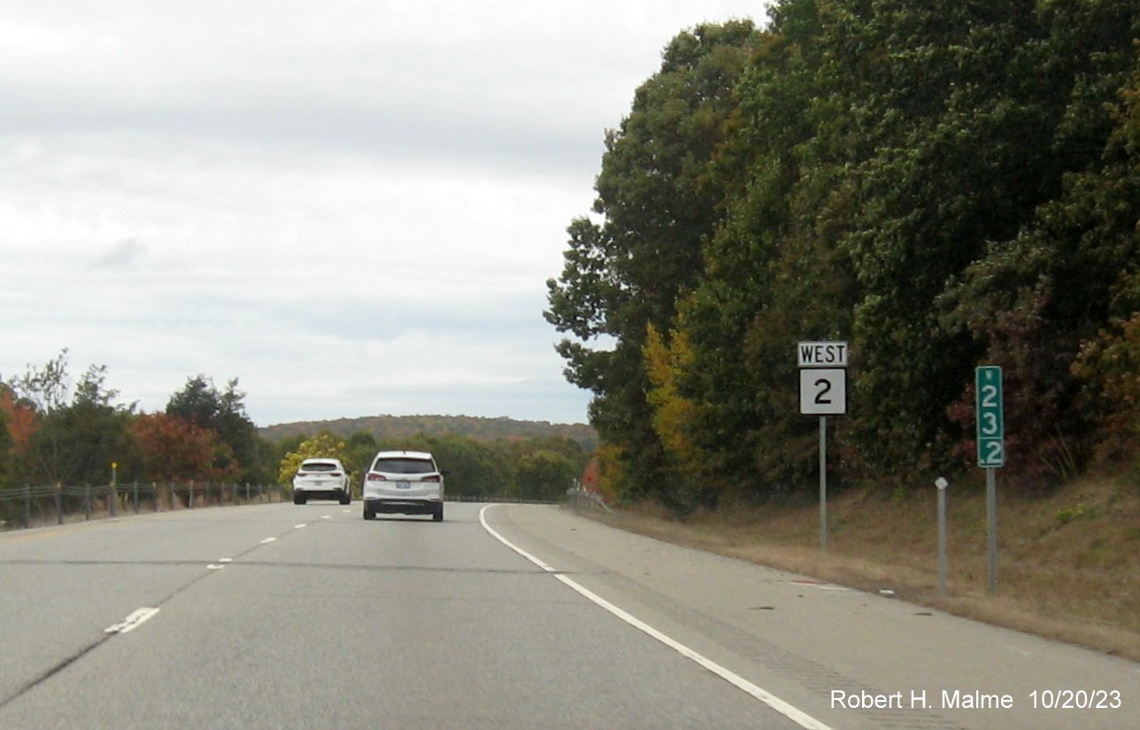 Image of new West CT 2 reassurance marker in Colchester, October 2023