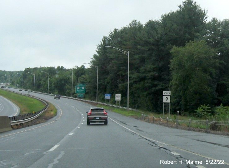 Image of new CT 9 South reassurance marker in Durham, August 2022