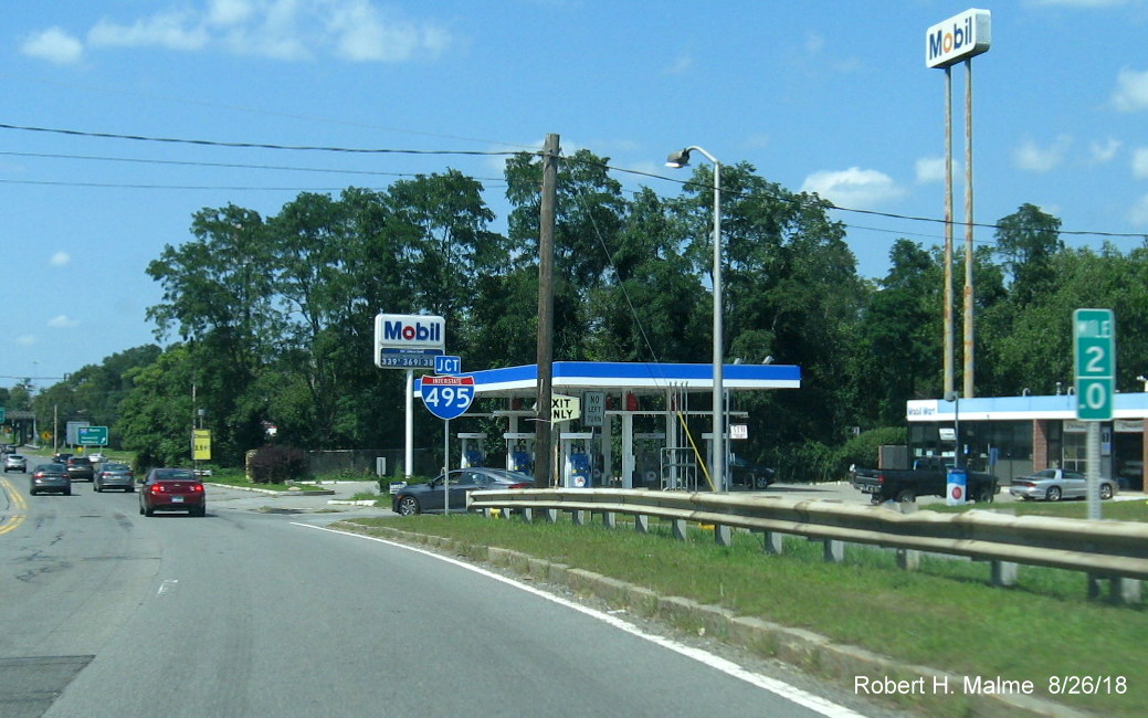 Image of Junction I-405 trailblazer on MA 114 in North Andover