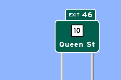Image of I-84 Exit 32 sign plan in Bristol, Sign Maker Software, August 2026
