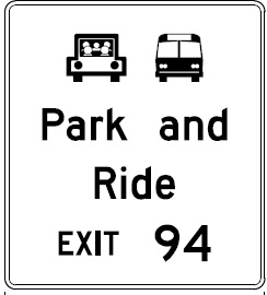 Plan for new auxiliary sign for Park & Ride lot for MA 146 exit on I-90/Mass Pike, from MassDOT