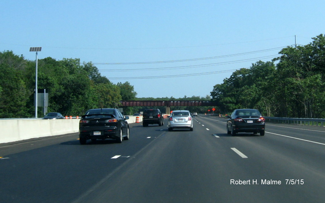 Image of newly reconstructed I-95 North in Needham