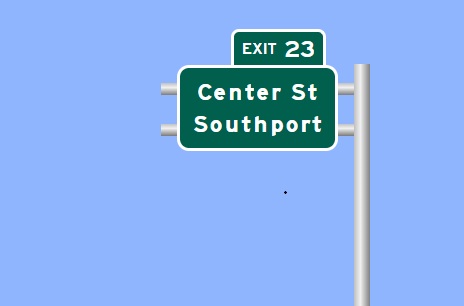 Image of I-91 Willow Street Exit 2B sign plan in New Haven, CTDOT, 
 February 2026