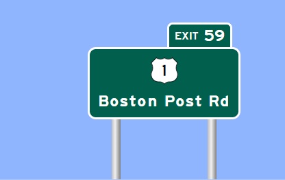 Image of I-95 Exit 59 sign plan in Branford, Sign Maker Software, July 2026