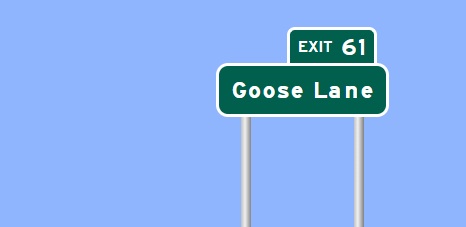 Image of I-95 Exit 61 sign plan in Guilford, Sign Maker Software, July 2026