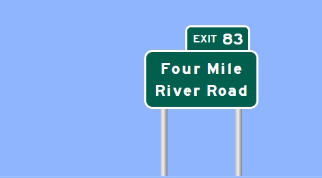 Image of I-95 Exit 83 sign plan in Old Lyme, Sign Maker Software, July 2026