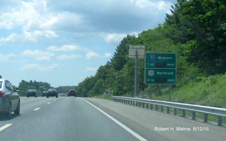 Image of final RTT sign on South US 3 in Burlington