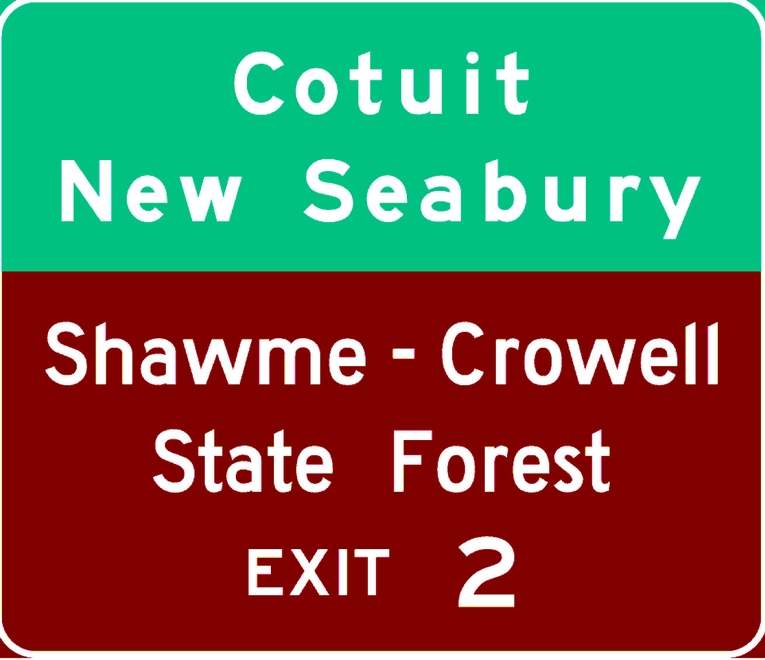 MassDOT sign plan for auxilary sign for Exit 2 on US 6 in Sandwich