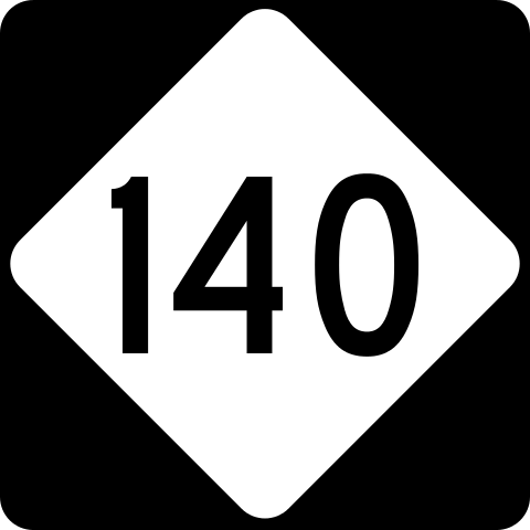NC 140 shield image by wikimedia
