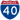 I-40 shield image from wikimedia