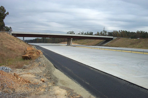 Image taken of Greensboro Loop, I-85 under construction in October 2003