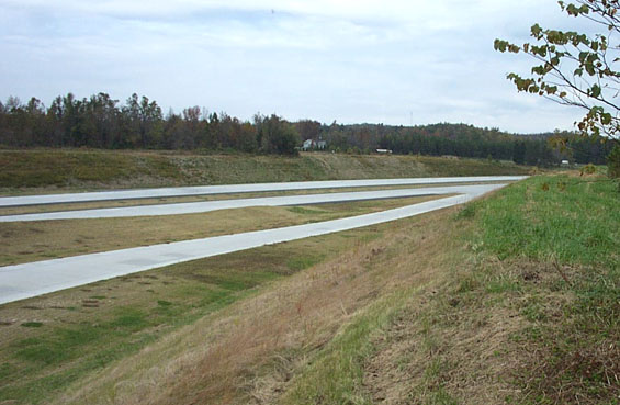 Image of Greensboro Loop under construction in October 2003