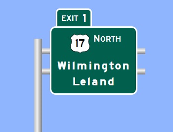 Sign Maker image for US 17 North exit on I-140 West