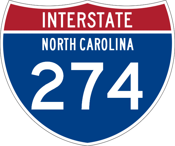 I-274 NC shield image from Shields Up!