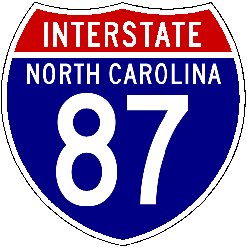 Interstate 87 shield image from Shields Up!